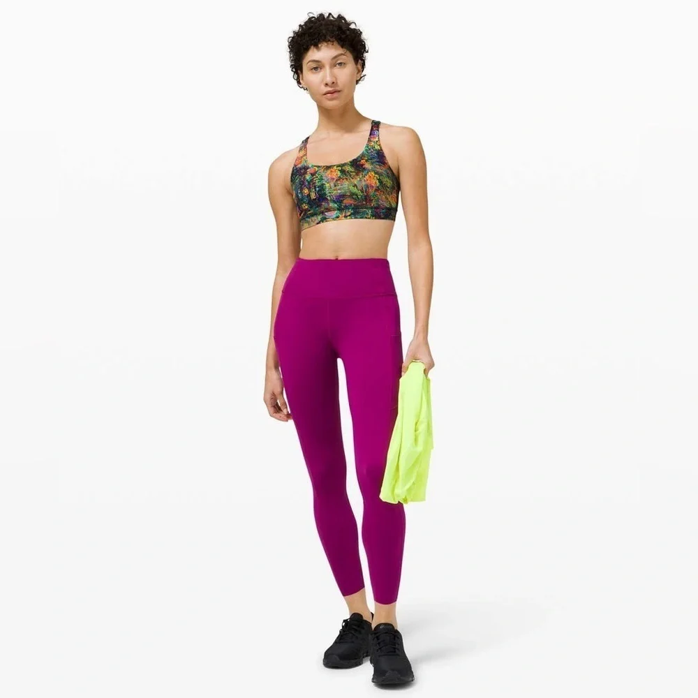 Lululemon Energy Bra in Glitch Tapestry Starlight Multi Size 4